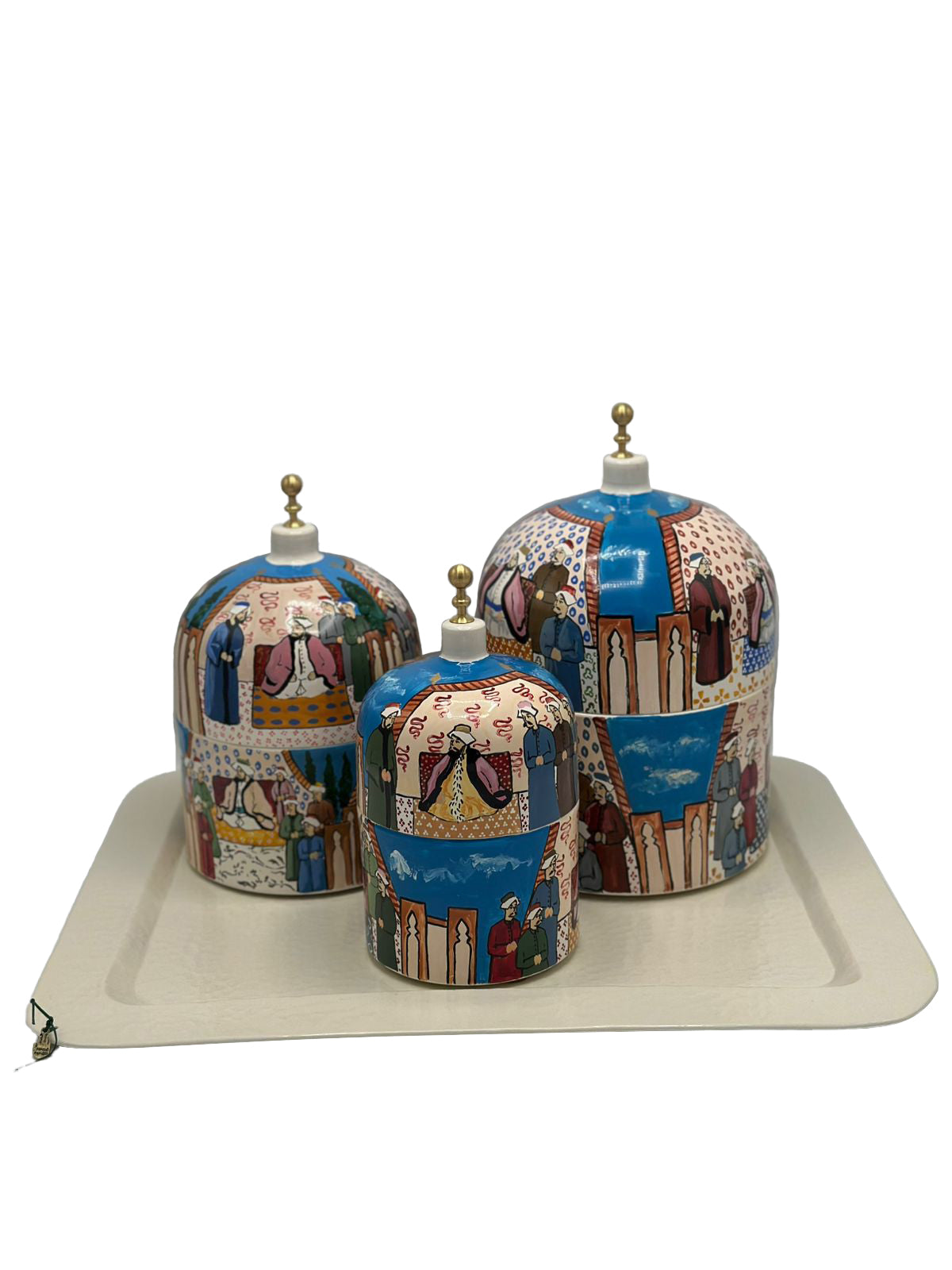 Ottoman Miniatures tray Set Jalal