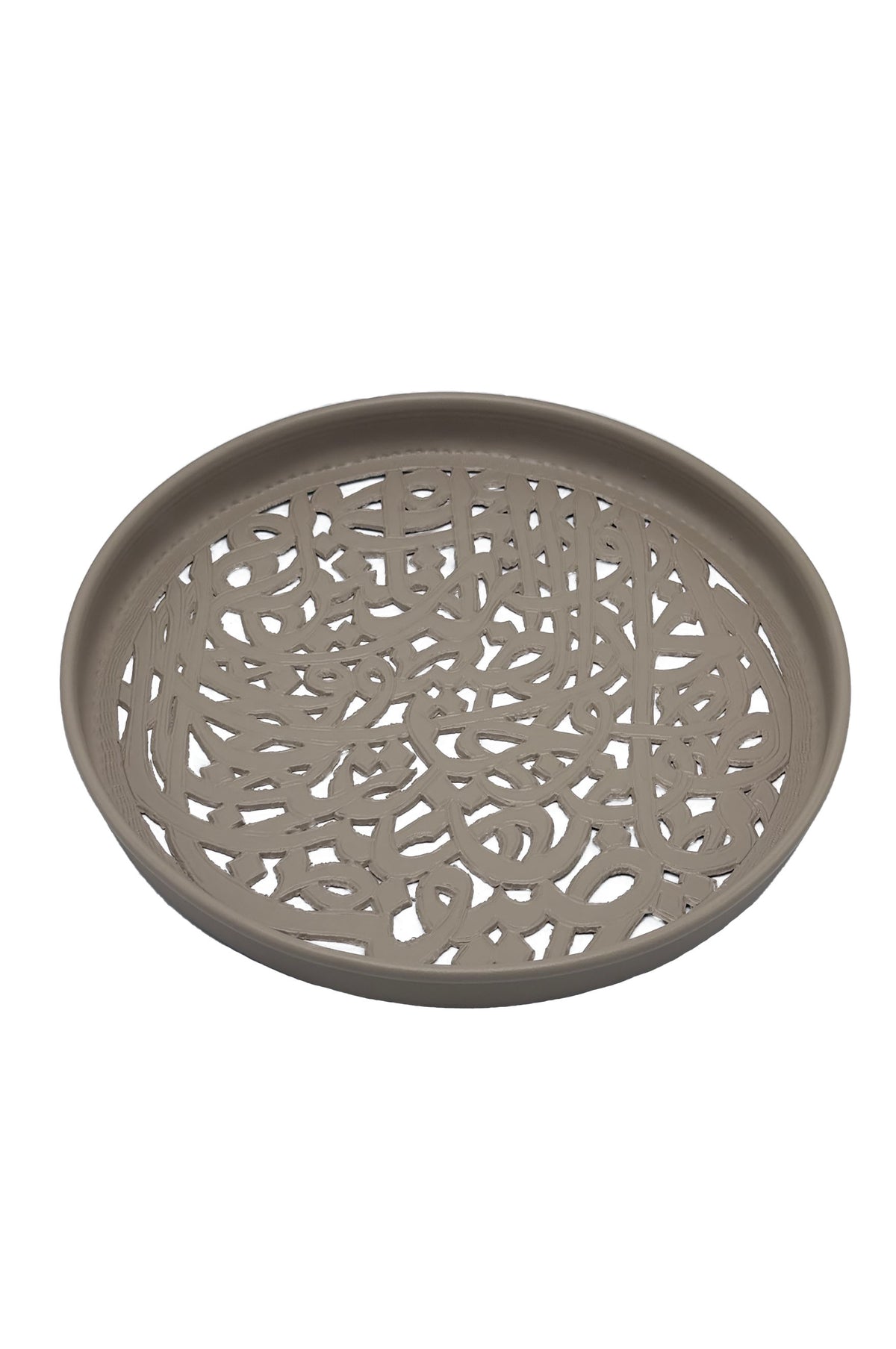Round calligraphy tray
