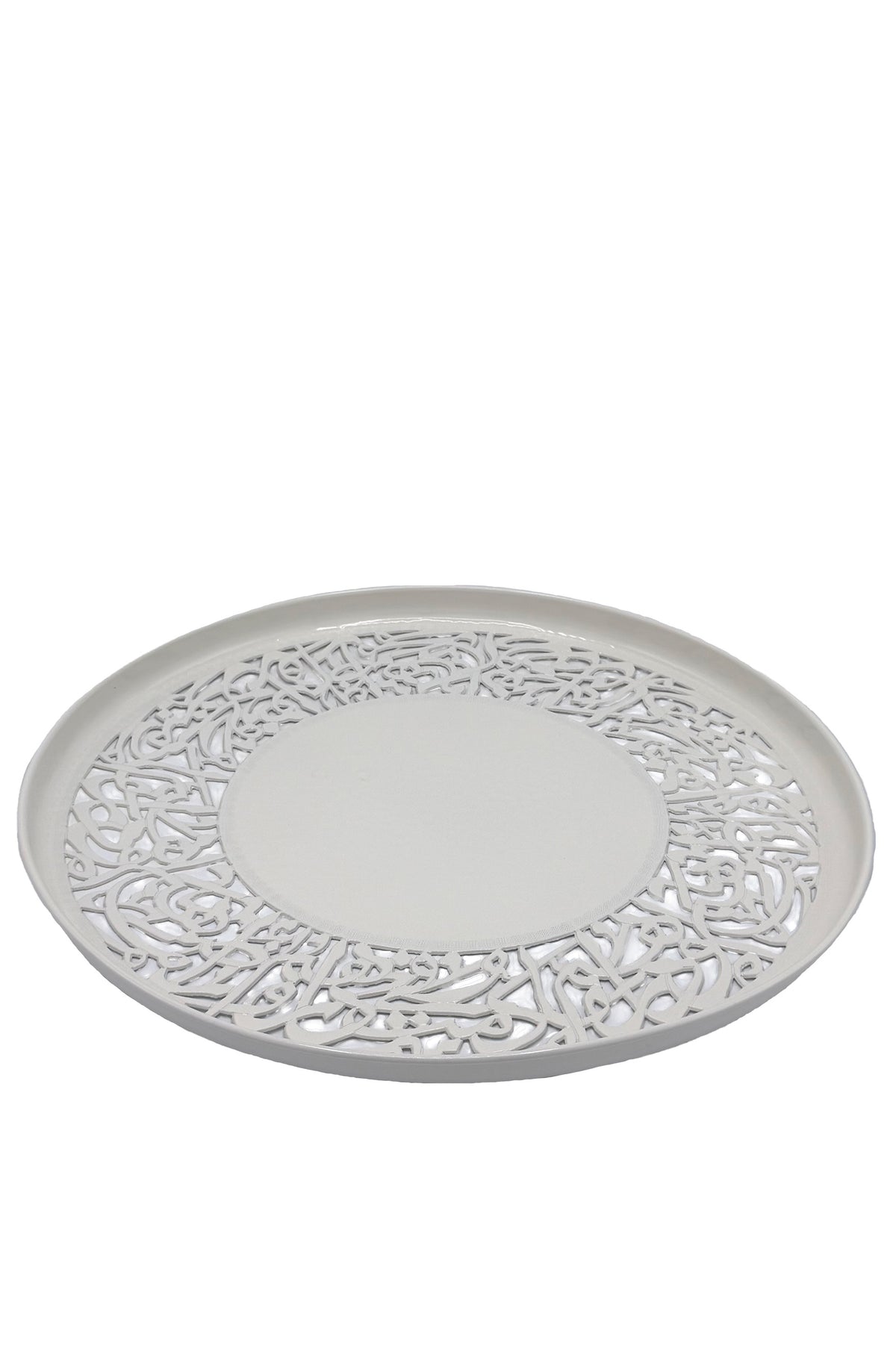 Round half calligraphy tray
