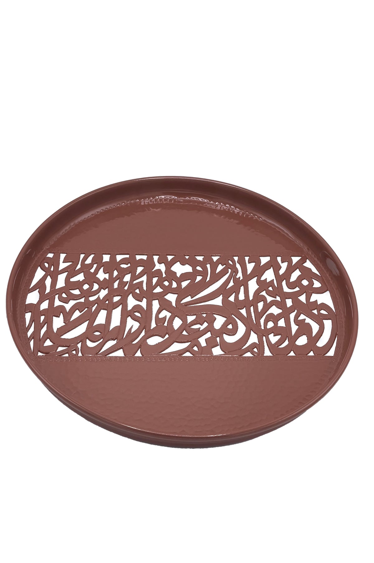 Round line calligraphy tray