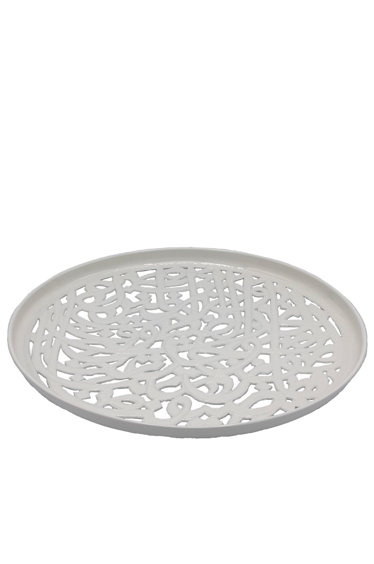 Round calligraphy tray