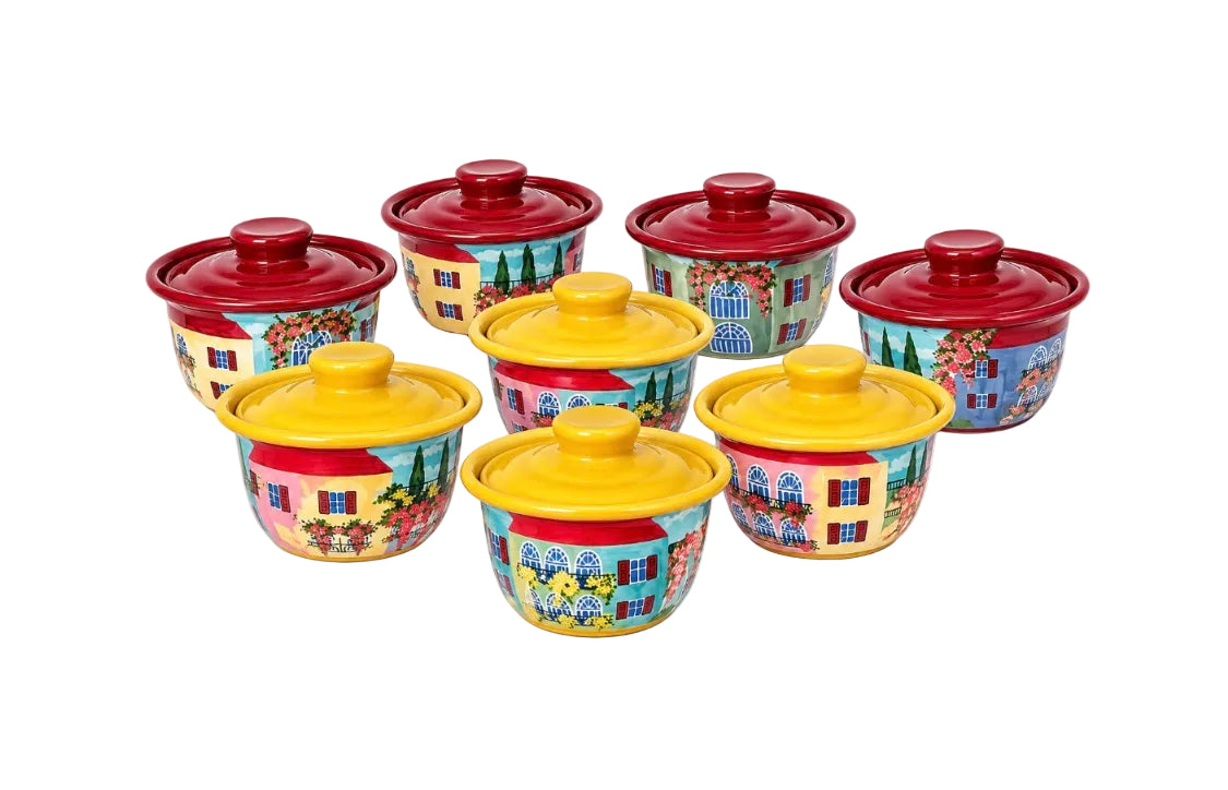 Lebanese Houses mini pot