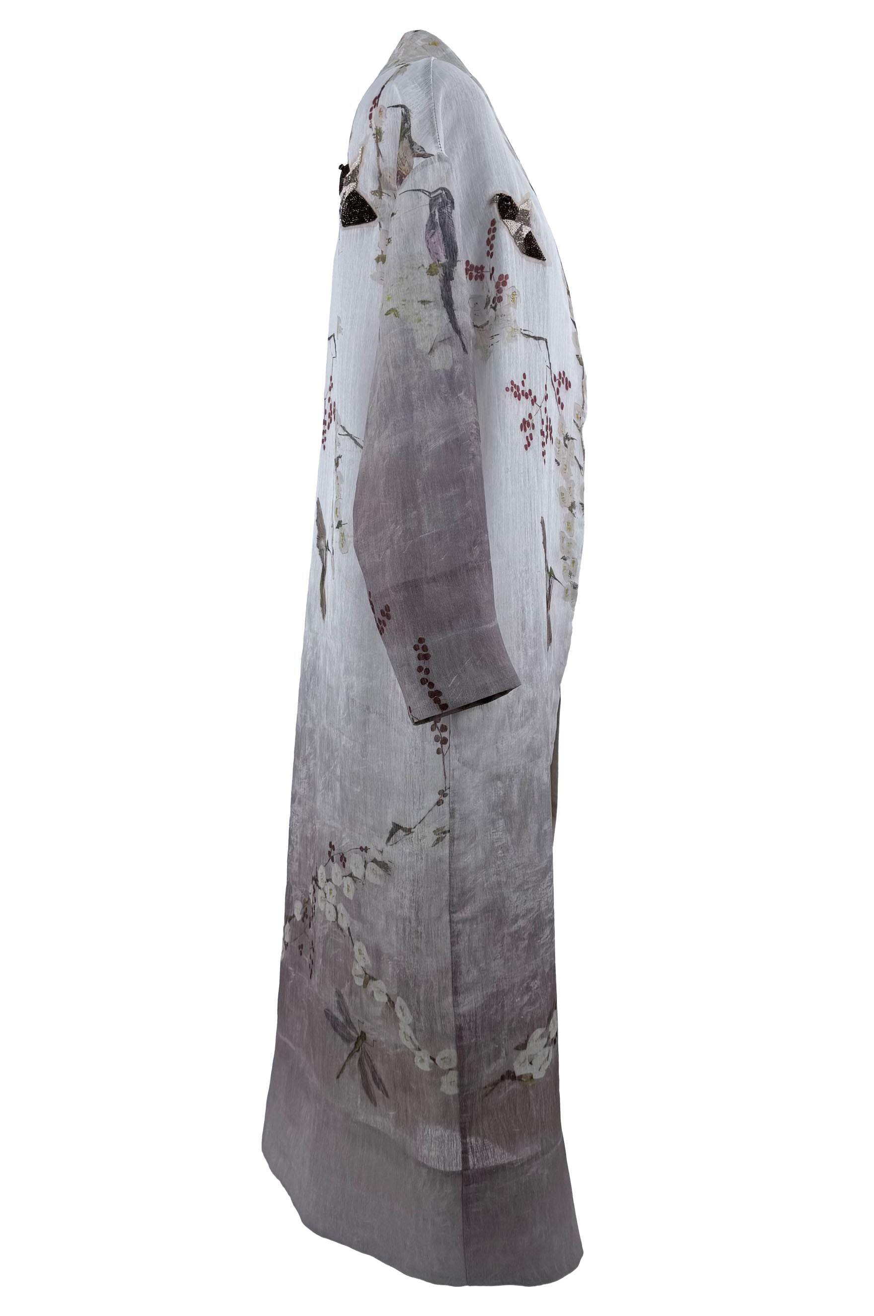 Bird Abaya Organza
