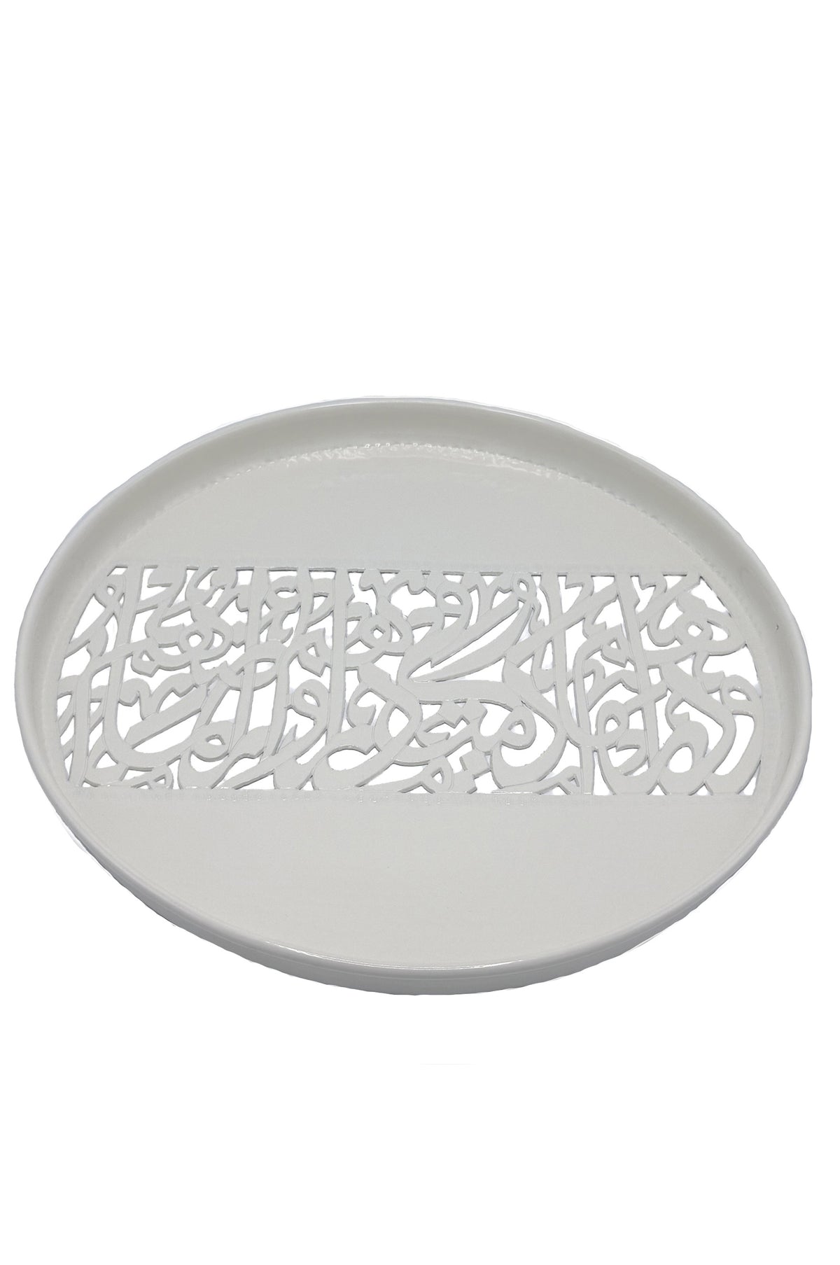 Round line calligraphy tray