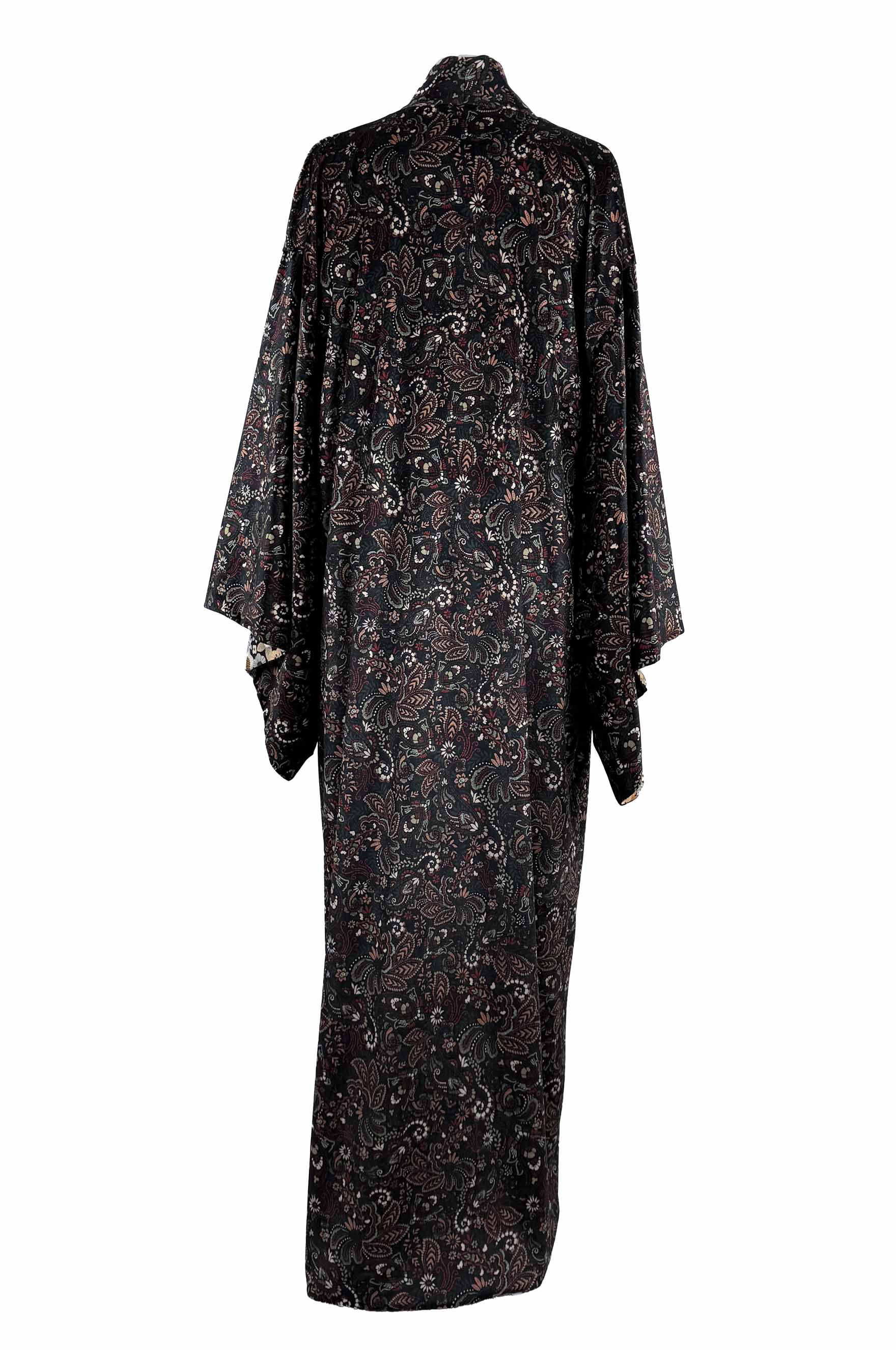 Kimono velvet floral print 5