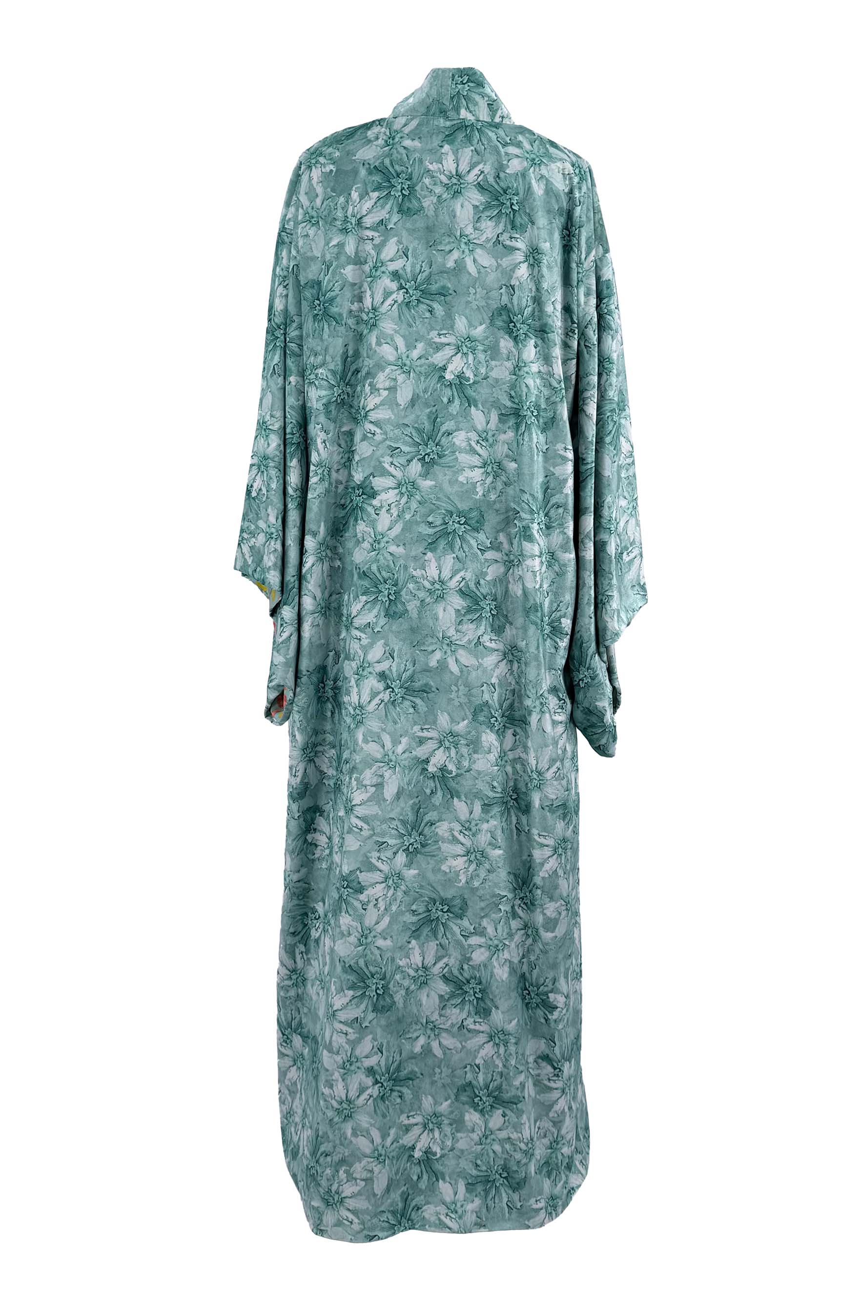 Kimono velvet floral print 4
