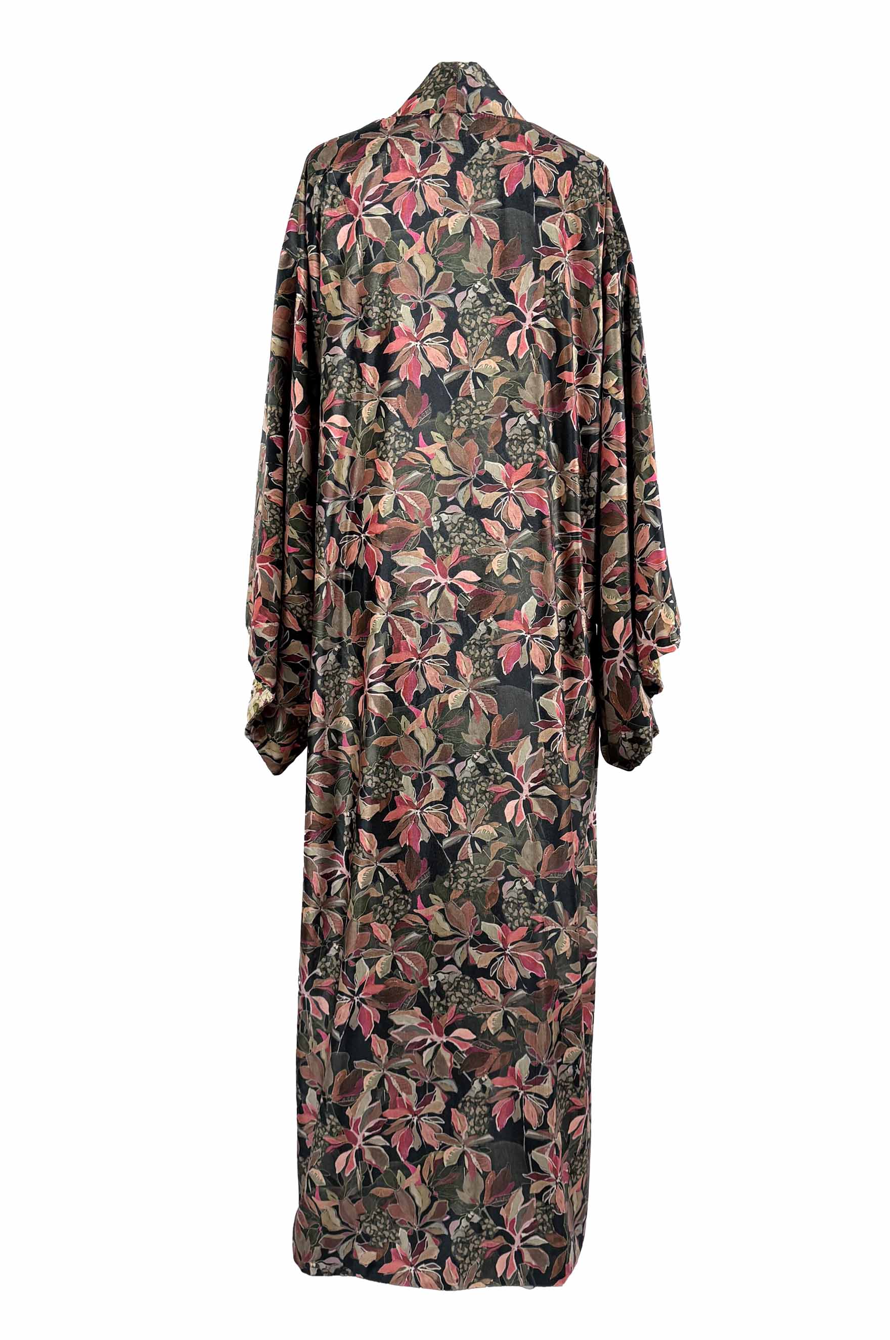 Kimono velvet flora print2