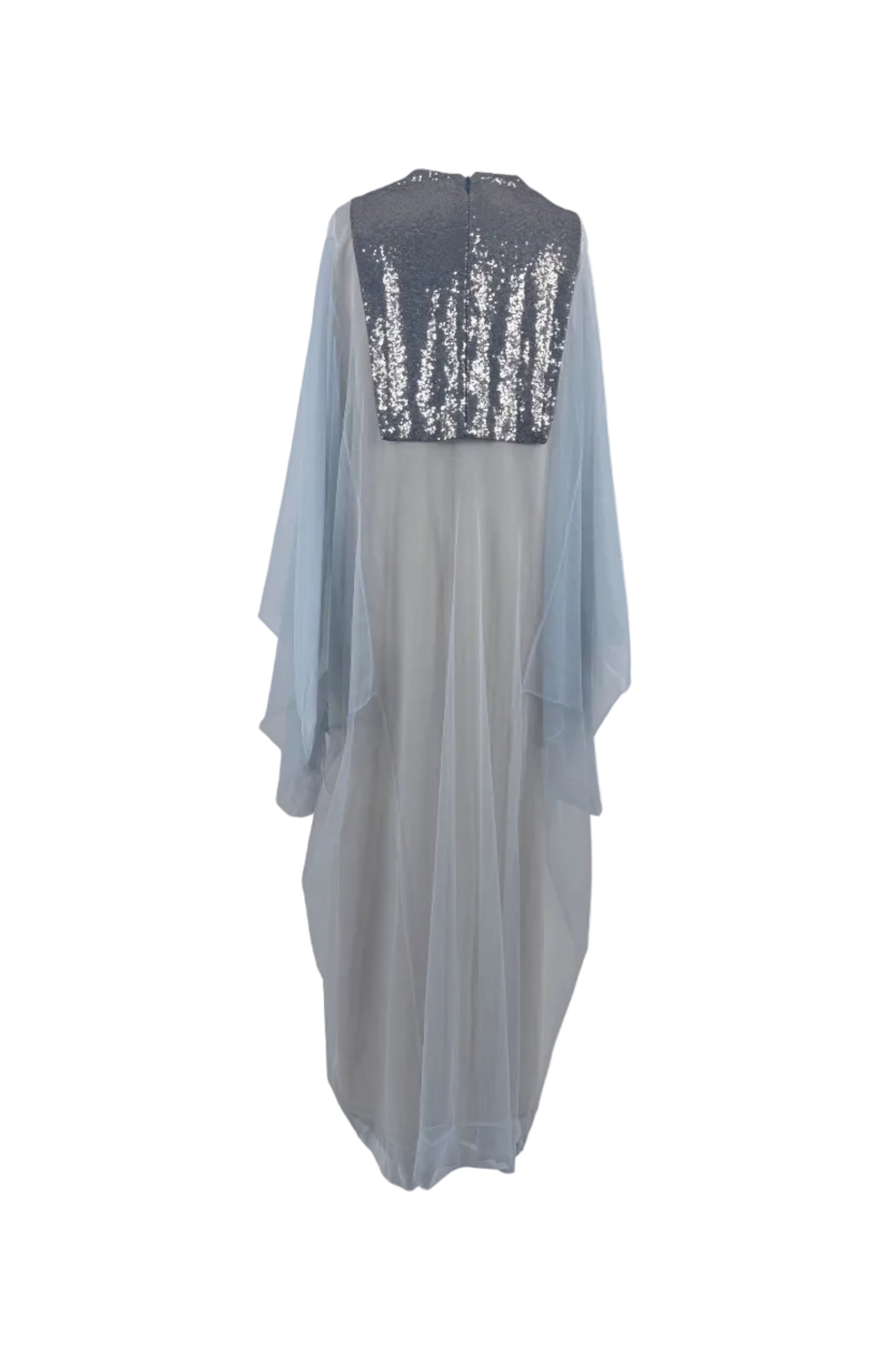 Fish abaya dress tulle