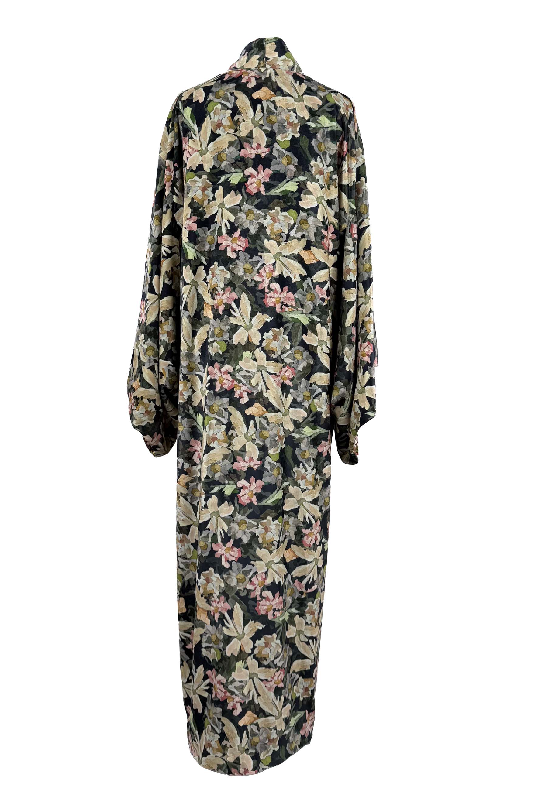 Kimono velvet floral print 6