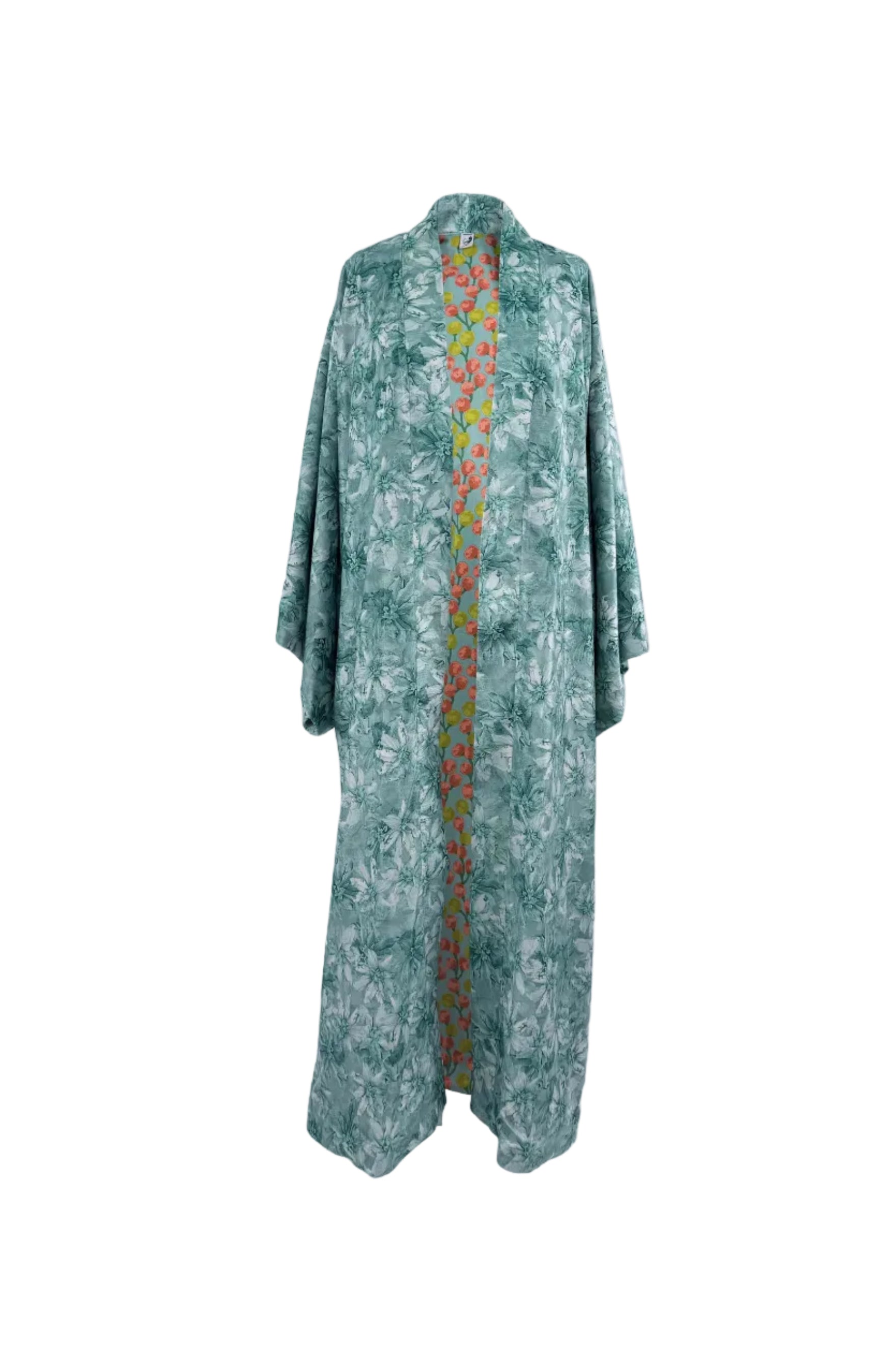 Kimono velvet floral print 4