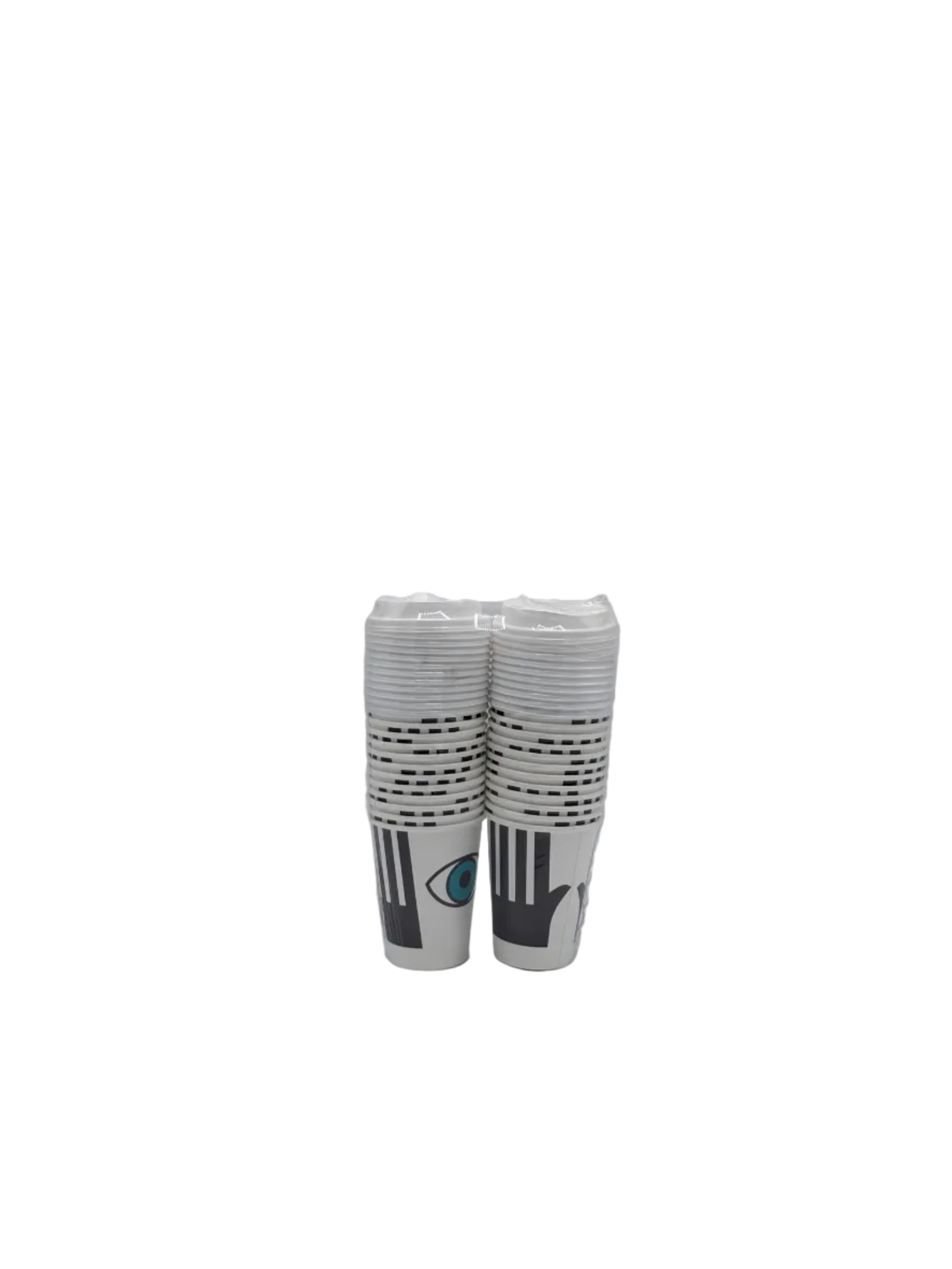 Blue eye paper cups