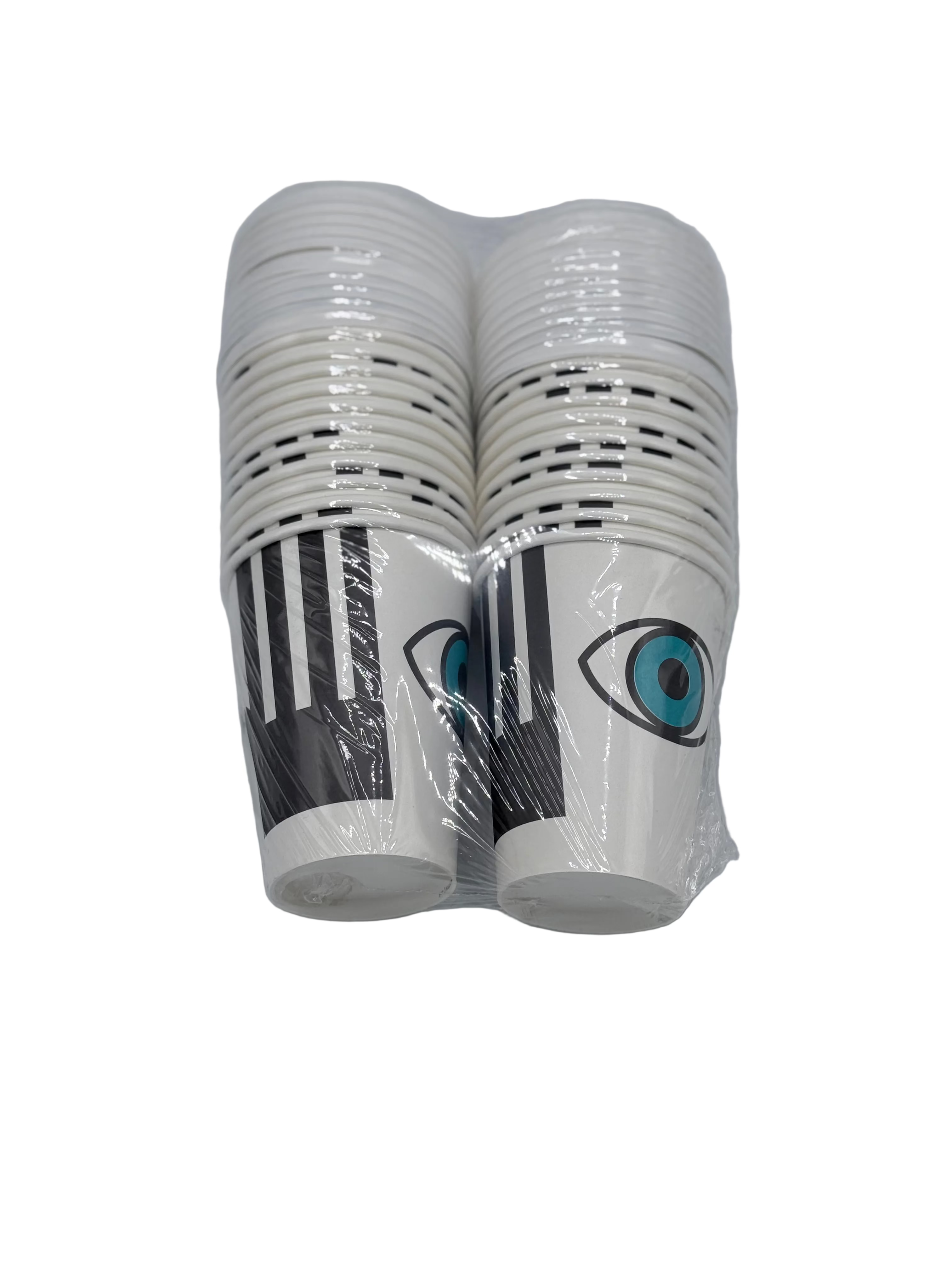 Blue eye paper cups