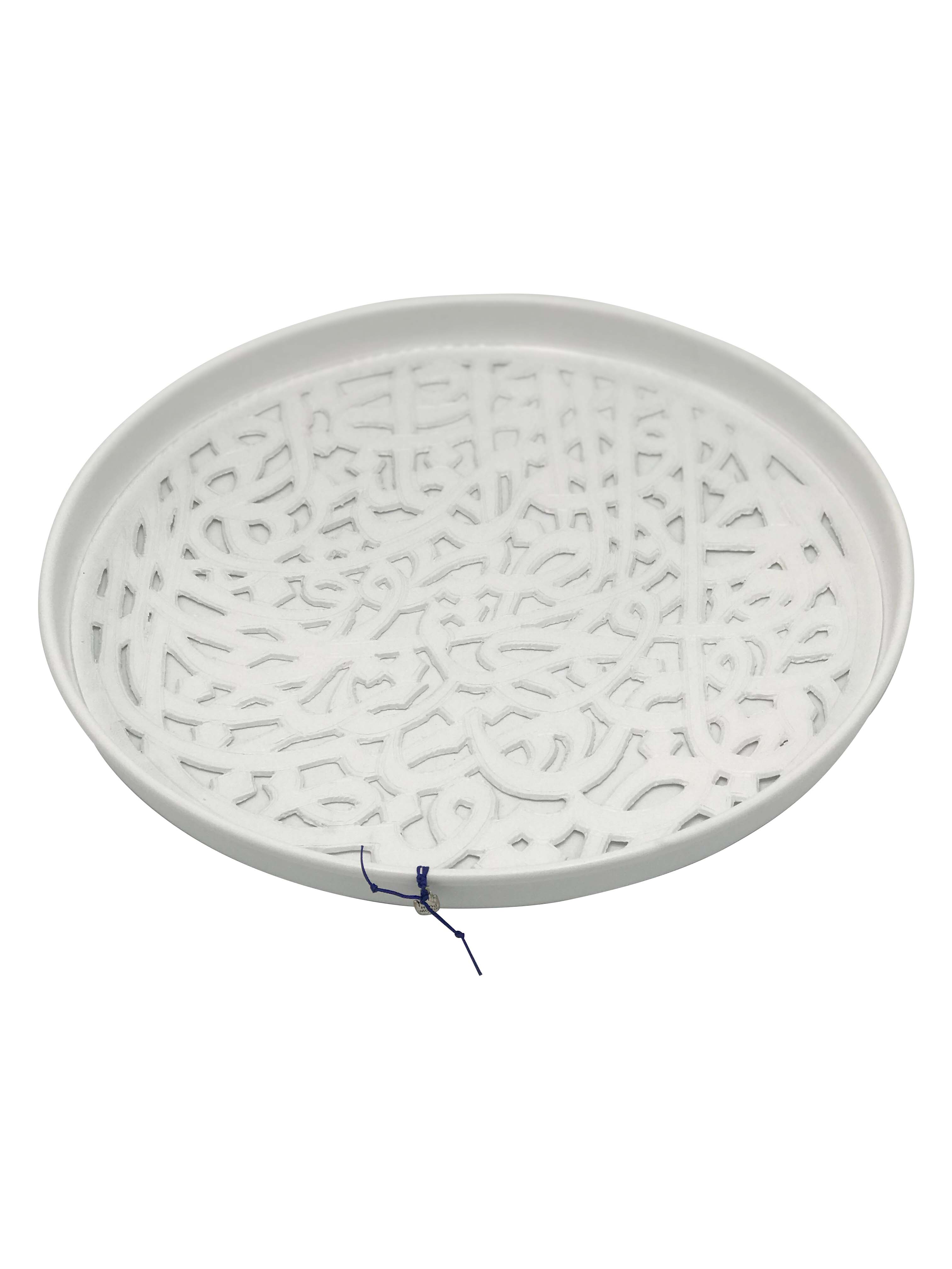 Round calligraphy tray