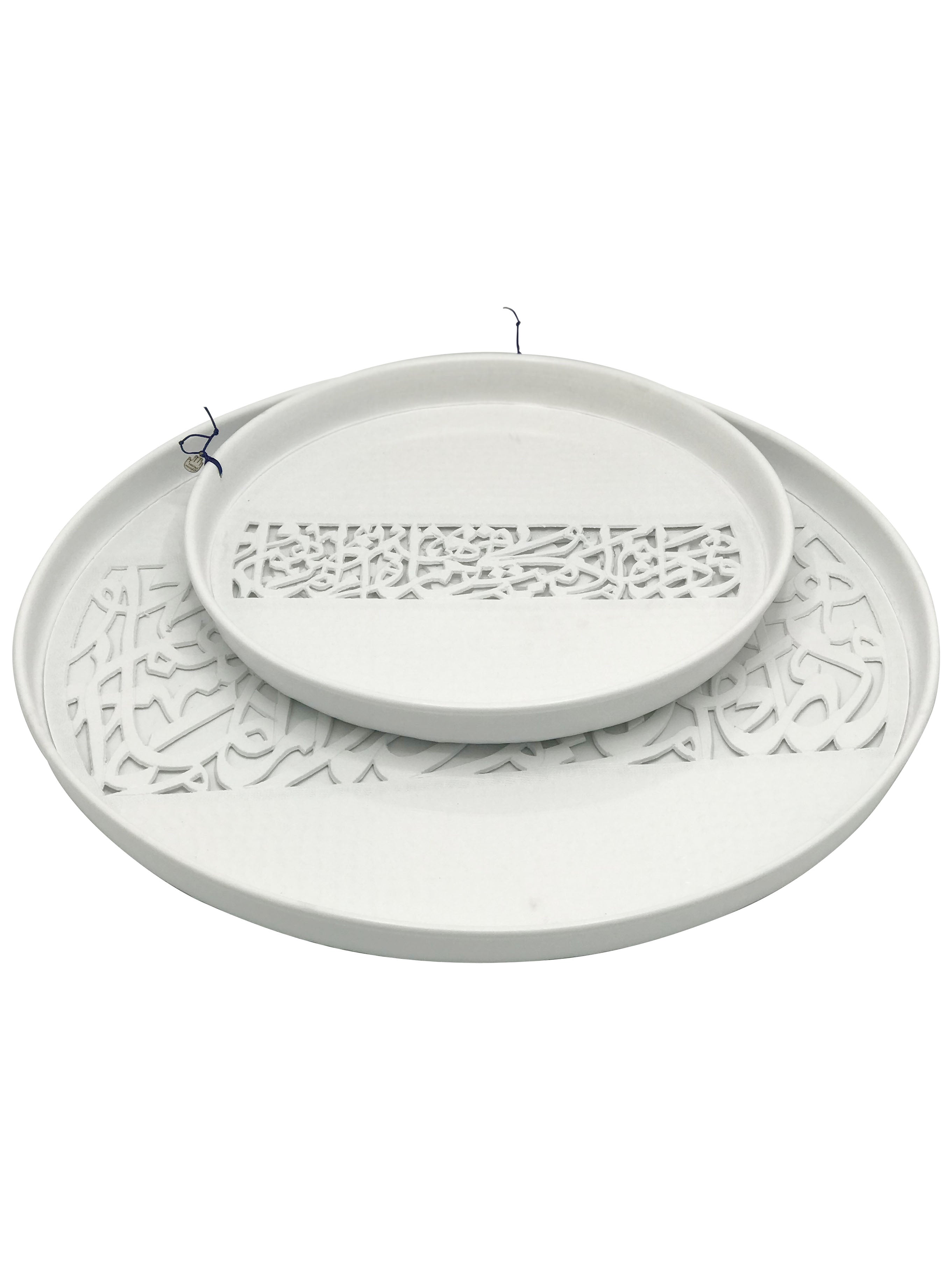 Round line calligraphy tray
