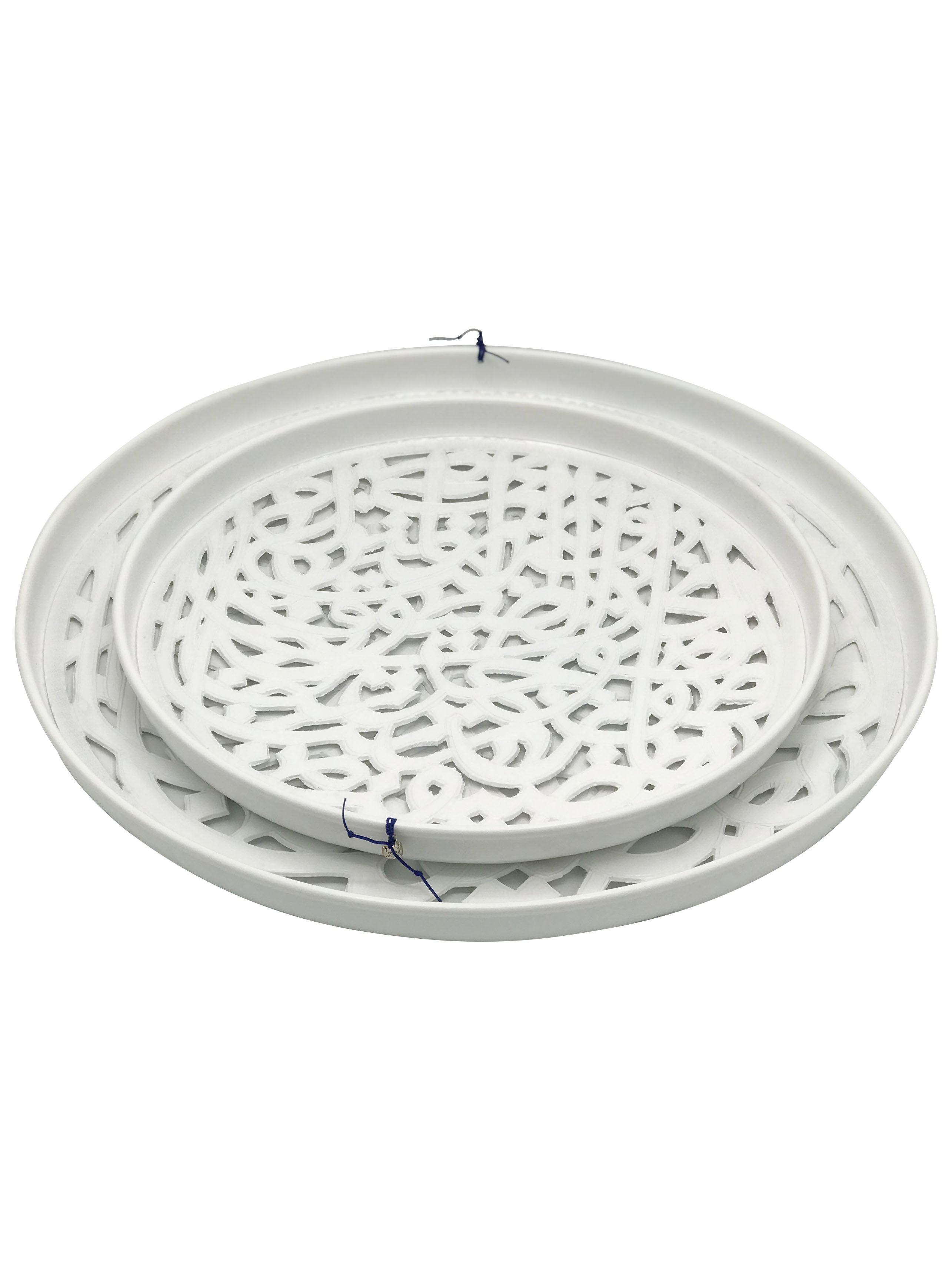 Round calligraphy tray