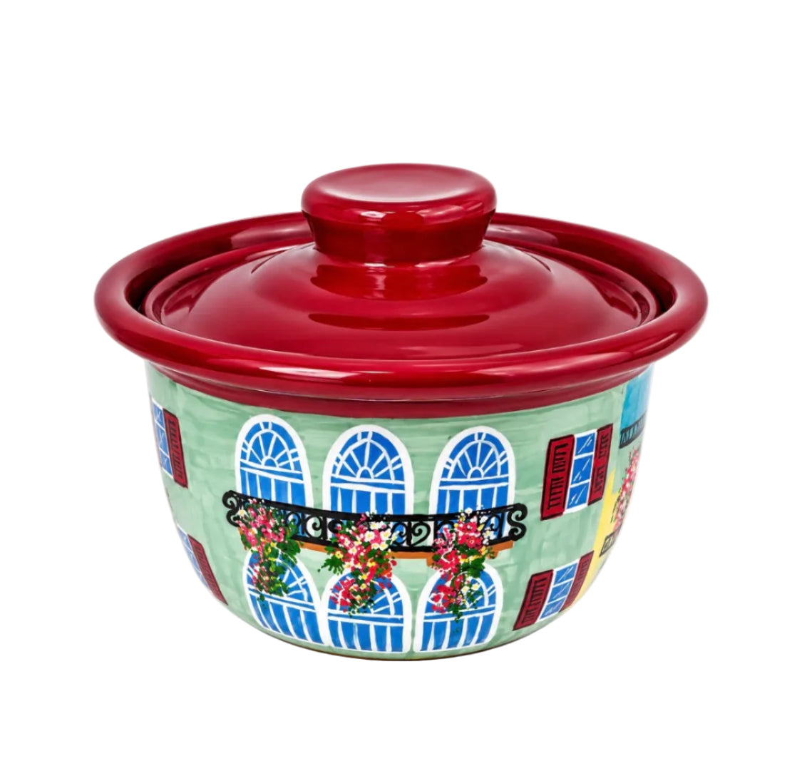 Lebanese Houses mini pot