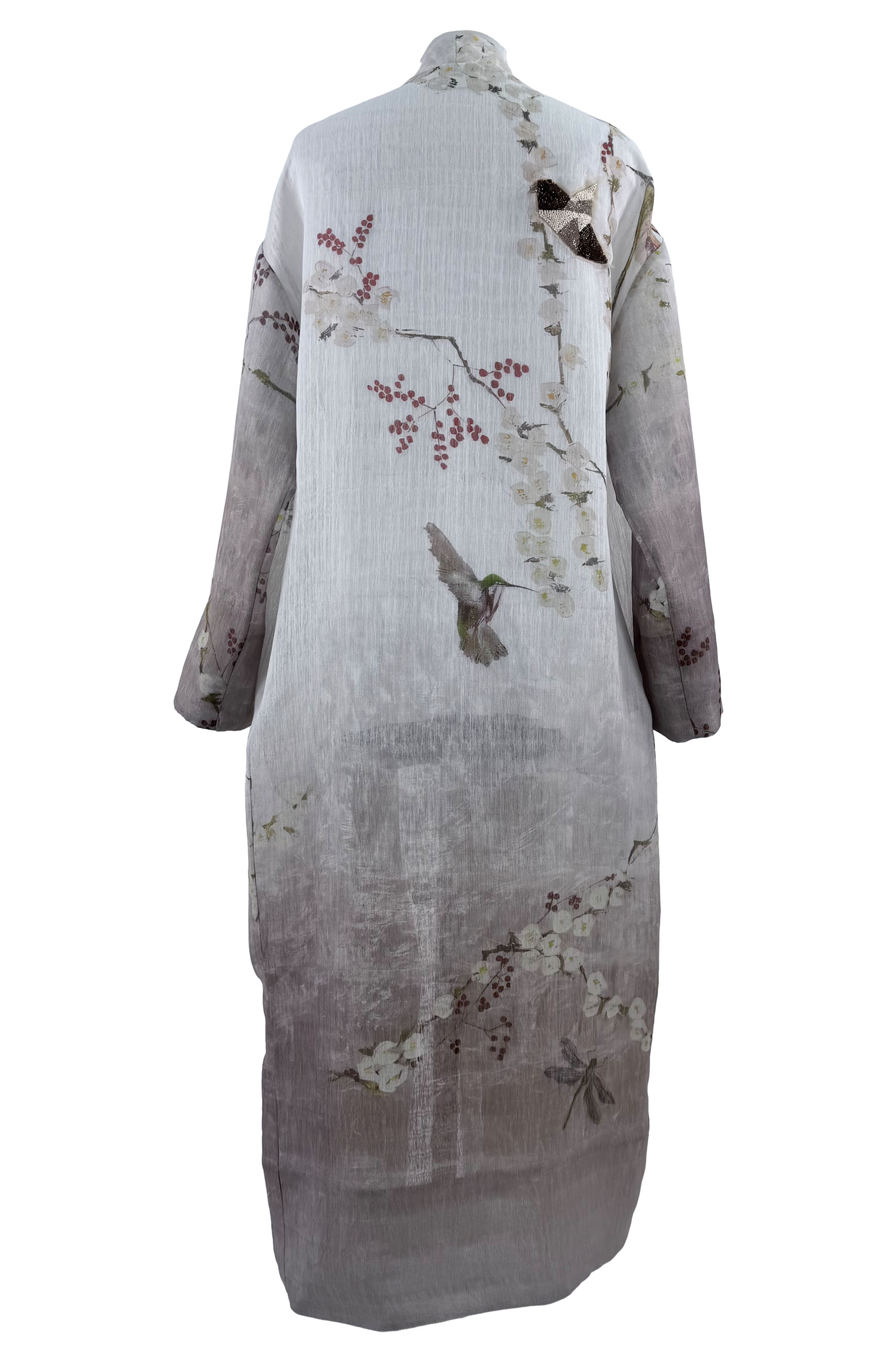 Bird Abaya Organza