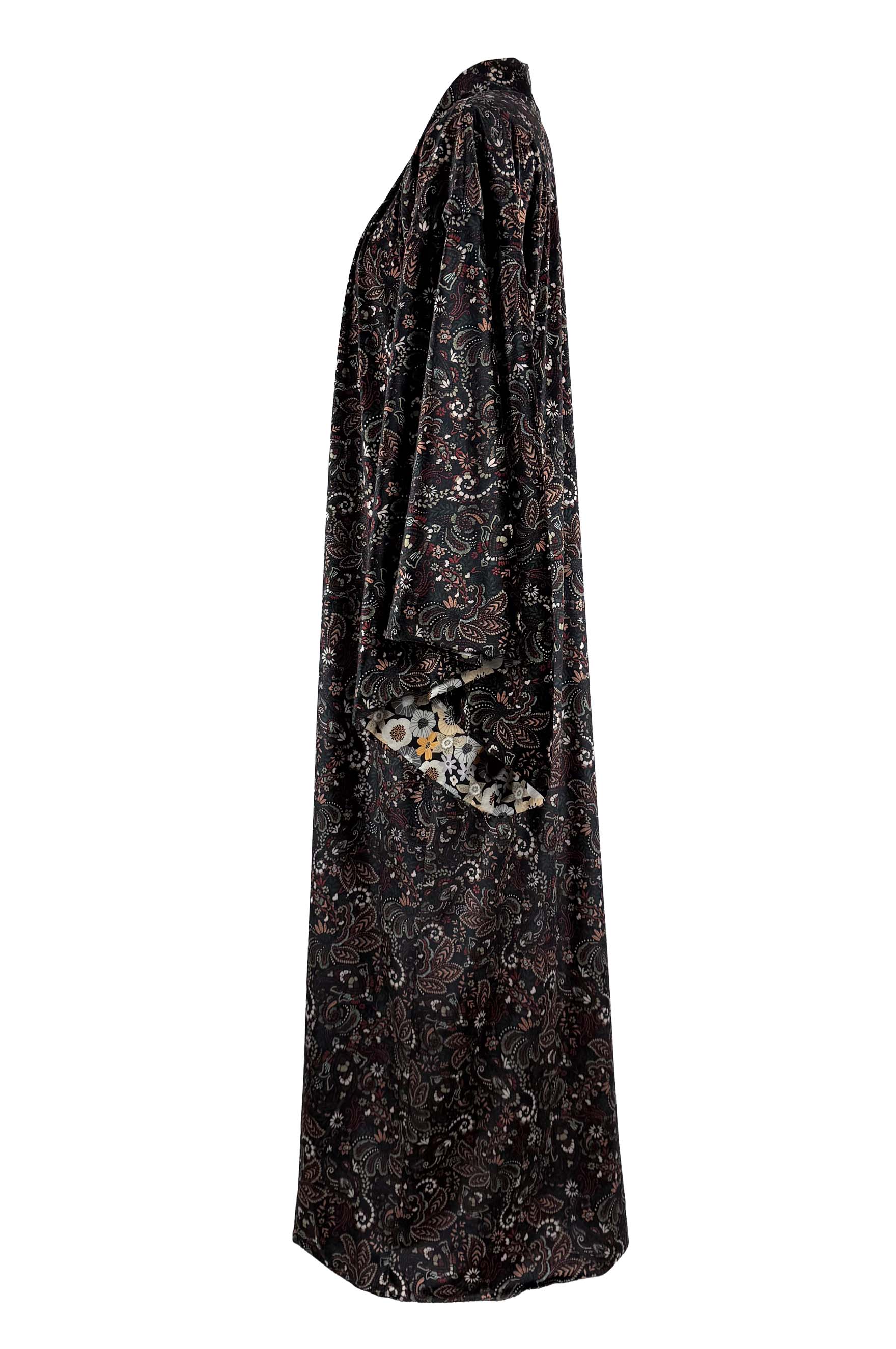 Kimono velvet floral print 5