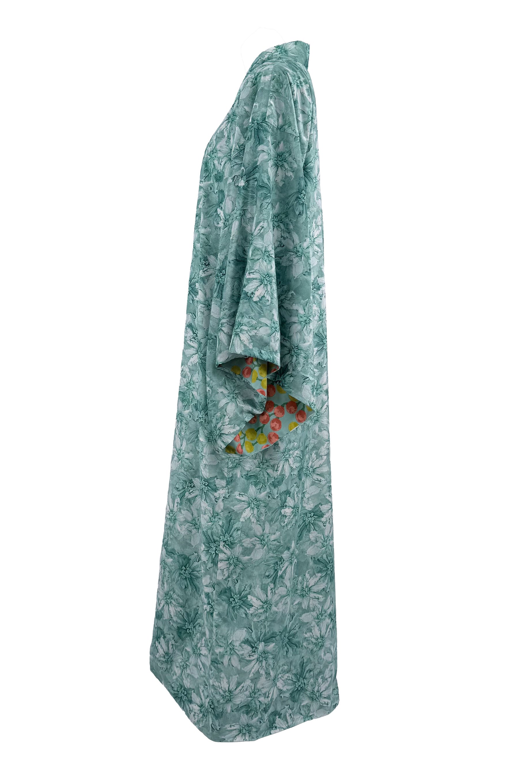 Kimono velvet floral print 4