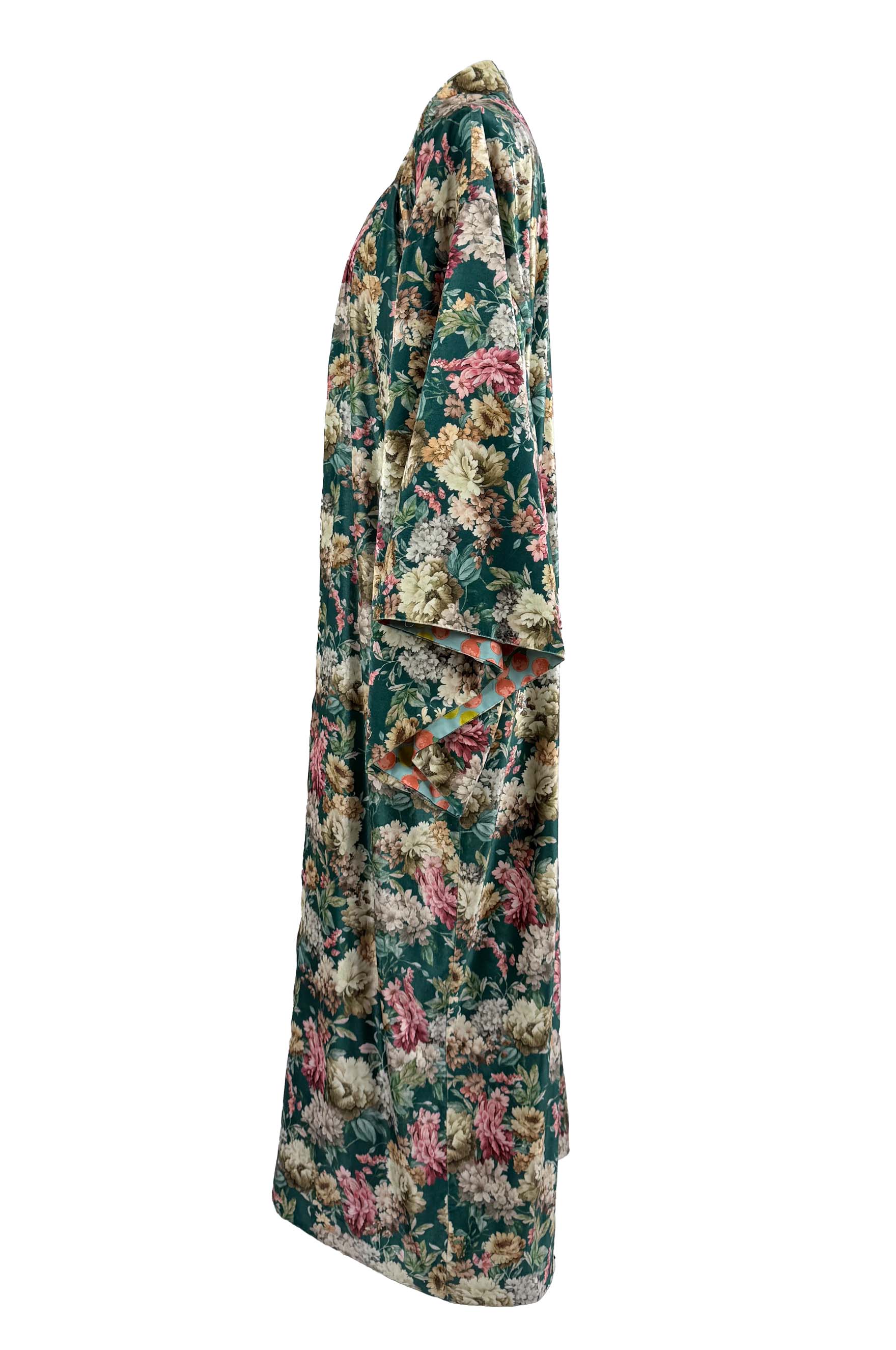 Kimono velvet floral print 3