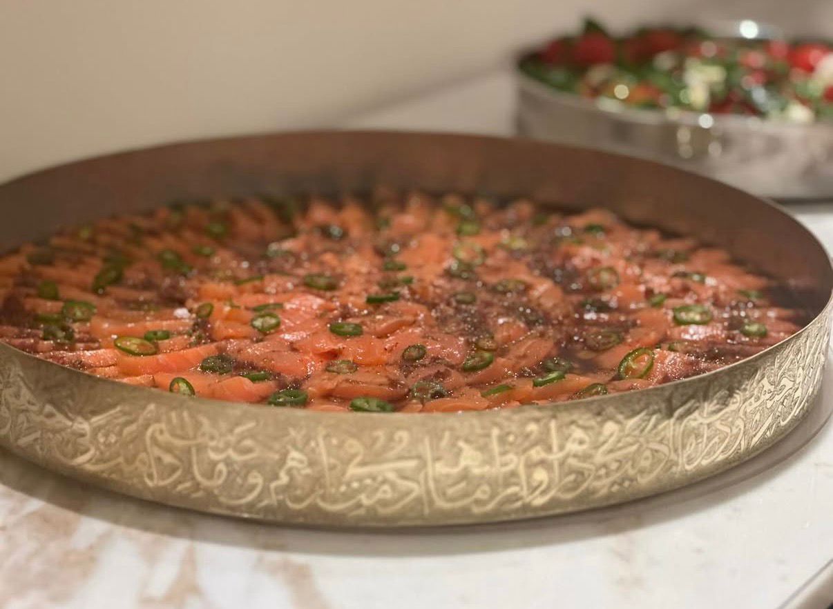 Copper  calligraphy Tray
