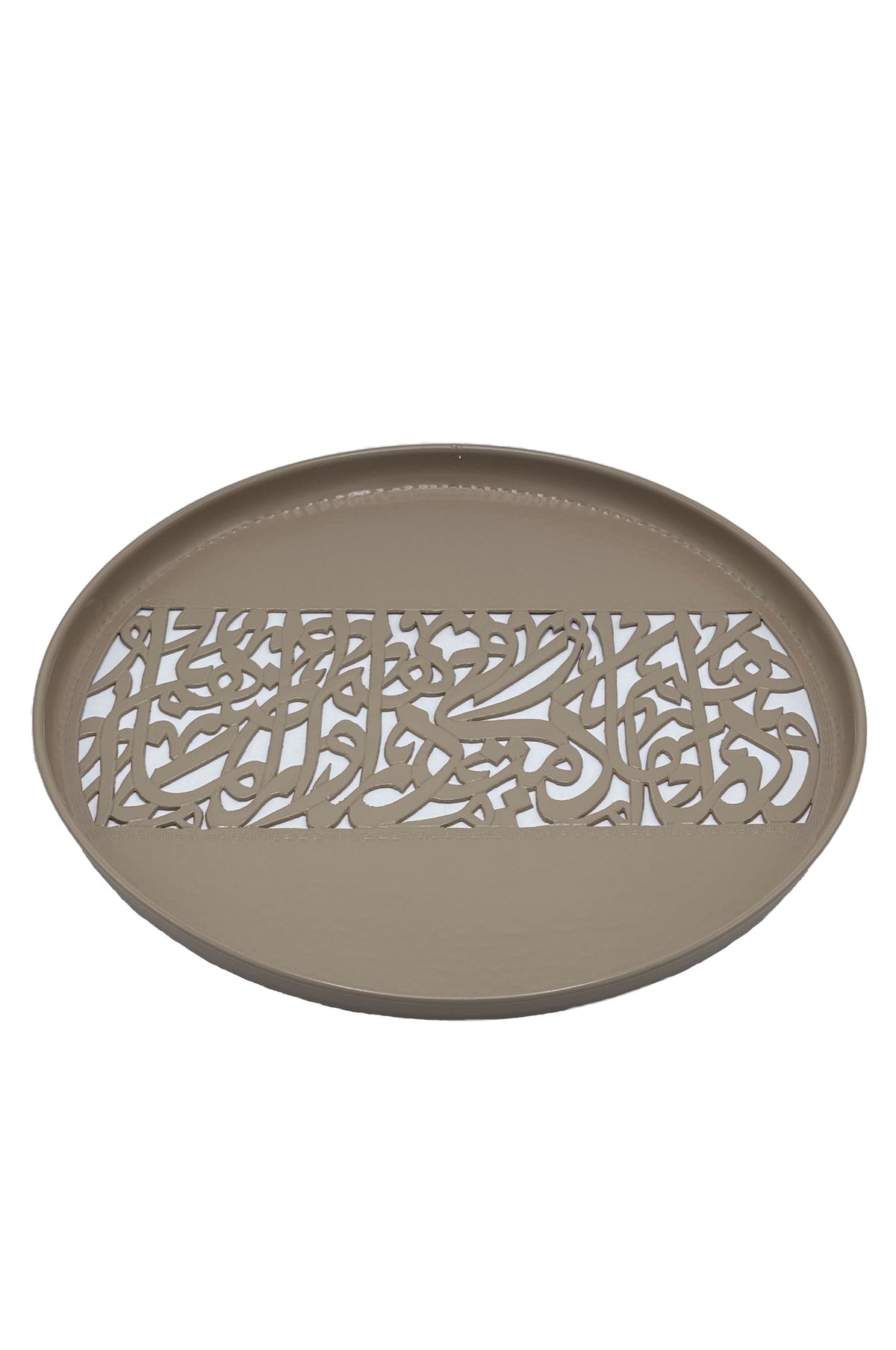 Round line calligraphy tray
